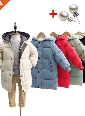 Children's Down Coat Winter Teenage Baby Boys Girls Cotton-p