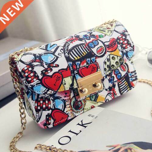 2022 New Women Bags Summer Graffiti Ladies Designer Handbags