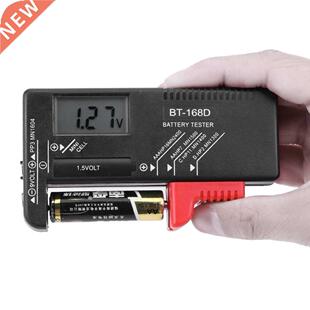 LCD Display Battery Tester Volt Checker for 9v AAA AA Button