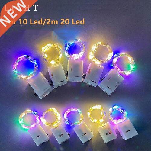 Fairy 1M 2M Battery Operated LED Copper Wire String Lights