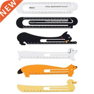1 Pc Cartoon Metal Bookmark Ruler Book Holder Clip Measuring