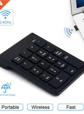 2.4GHz Wireless Numeric Keypad Numpad 18 Keys Portable Small