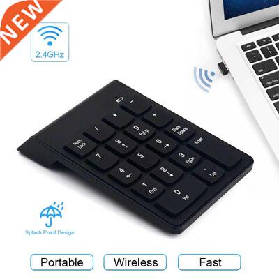 2.4GHz Wireless Numeric Keypad Numpad 18 Keys Portable Small
