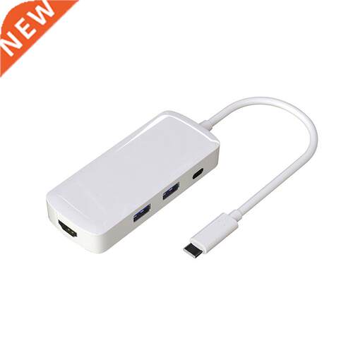 4n1 USB HUB 3.1 Type C to HDM/2 USB 3.0/Type C Adapter for