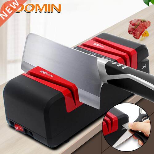 HOOMIN Electric Fast Sharpener Knife Sharpener Automatic