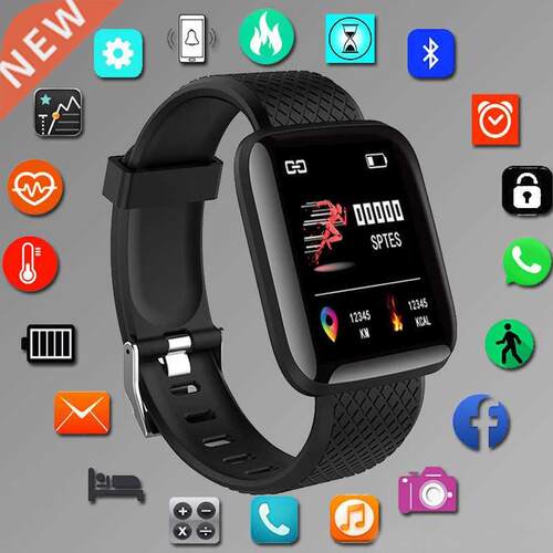 Digital Smart Sport Watch Men's Watches Led Electronic Wrist