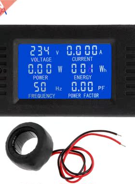 OOTDTY 6in1 Digital AC 80~260V Power Energy Monitor Voltage