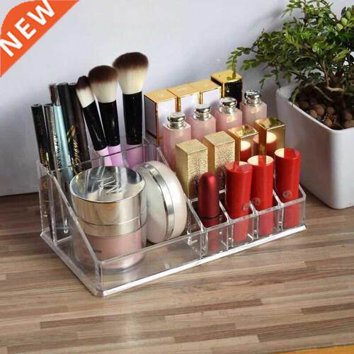 Desktop Acrylic Lipstick Makeup brush holder Organizer Lipst