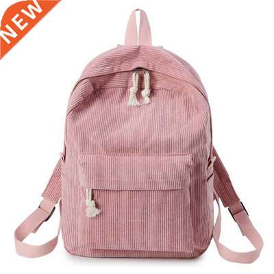 Women Backpack Corduroy Design School Backpacks For Teenage