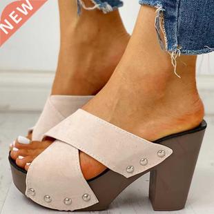 Women Sandals 2022 High Heels Summer Sandals Platform Shoes