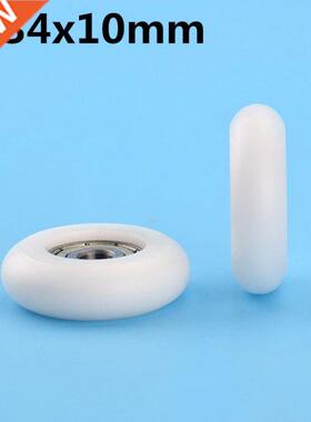 1Pcs 6x4x10 mm Nylon Plastic Wheel With Bearings European s