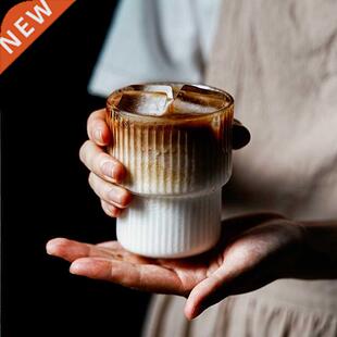 Glass Coffee Cup High Borosilicate Heat-resistant Milk Juice