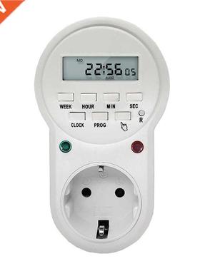 220V 50Hz 16A 3600W EU US UK Plug Timer Switch Socket Digita