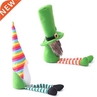 Patricks Day Tomte Plush Doll Irish Leprechaun Scandinavian