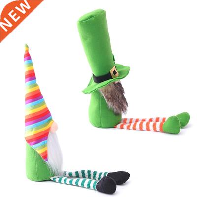 Patricks Day Tomte Plush Doll Irish Leprechaun Scandinavian