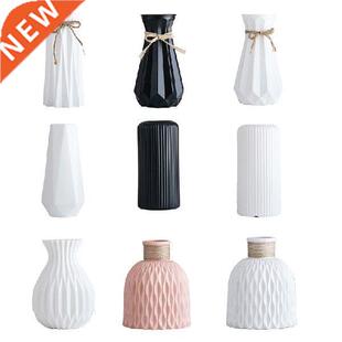 Modern Plastic Flower Vase Imitation Ceramic Flower Pot