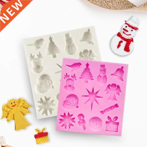 Christmas Silicone Baking Mold 3D  Sugar Craft Chocolate
