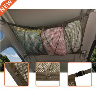 Car Ceiling Storage Net Roof Interior Storage Bag Car Storag