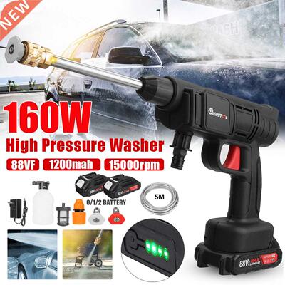 100Bar 25000mAh Cordless High Pressure Car Washer Spray Wate