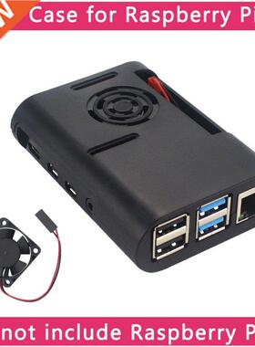 Rasperry Pi 4 Model  AS Case lack Transparent ox Enclos