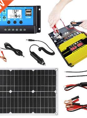 Complete Solar System 12V 18W Solar Panel And 300W