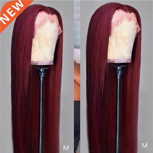 24inch Long Straight Synthetic Hair Lace Front Wigs for Wome
