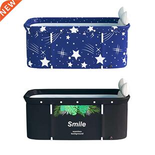 Adult Portable Fding Bathtub PVC Soaking Bathing Tub Spa