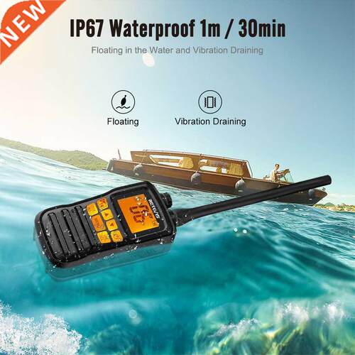 Retevis RM01 VHF Marine Radio Transceiver IP67 Waterproof Ha
