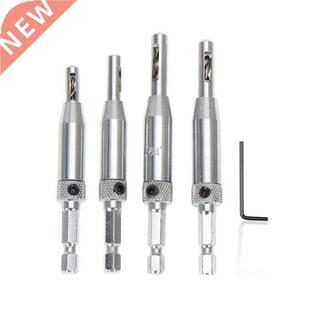 1 Set Center Drill Bit Door Self Centering Hinge Tapper Core