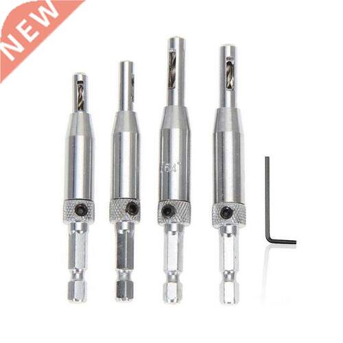 1 Set Center Drill Bit Door Self Centering Hinge Tapper Core