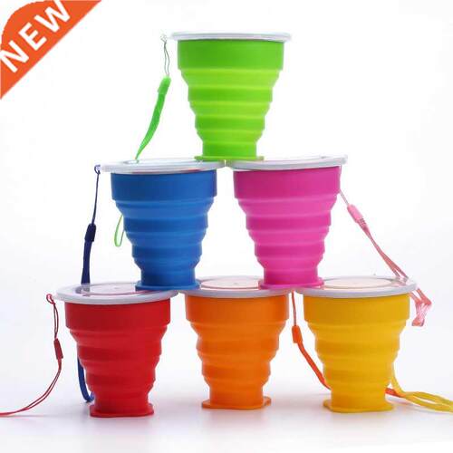 Coffee Cup Folding 200ml Silicone Cup Portable Telescopic Dr