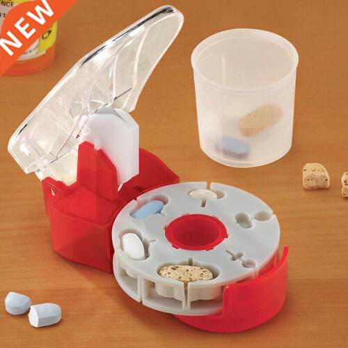 Medicine Pill Cutter Box Portable Drug Tablet Grinder Splitt