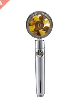 360° Transparent Shower Head High Pressure Handheld Show