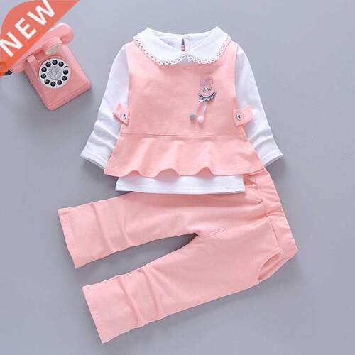Children Girl Spring Autumn Suit Female Baby Clothing Thin K