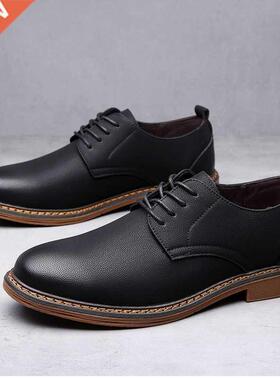 Genuine Lether Dress Shoes Business Forml Shoes Men Flts