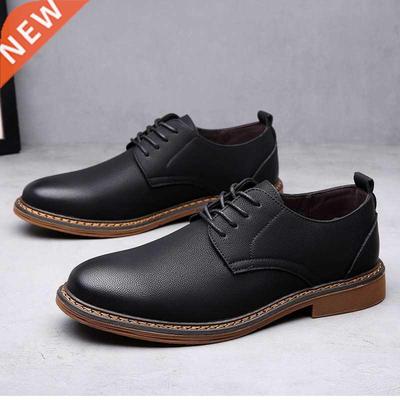 Genuine Lether Dress Shoes Business Forml Shoes Men Flts
