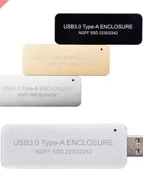 B+M key M.2 SATA SSD Enclosure USB 3.0 to M2 2242 SSD Case U