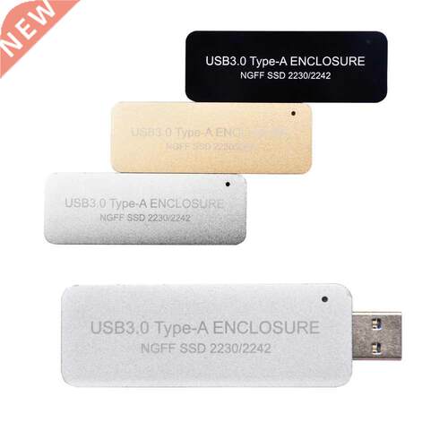 B+M key M.2 SATA SSD Enclosure USB 3.0 to M2 2242 SSD Case U