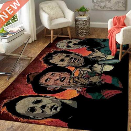 Horror Movie Characters Floor Rugs, Area Soft Rugs Bedroom L