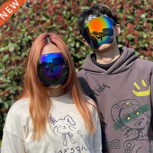 2021 Novelty Full-Face Multicolor Goggles with Removable Nos