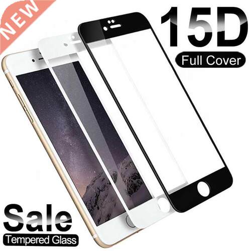 15D 9H Tempered Glass For iPhone SE 2020 6 6S 7 8 Plus Scree