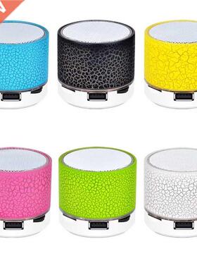 Bluetooth Speaker Mini Wireless Loudspeaker Crack LED TF Car