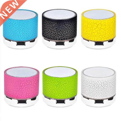 Bluetooth Speaker Mini Wireless Loudspeaker Crack LED TF Car