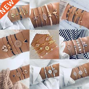 Boho Bangle For women Turtle Elephant Heart ell Star Moon