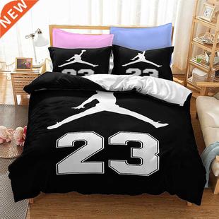 New Basketball Duvet Cover For Teen Boy Single Queen Soft Be