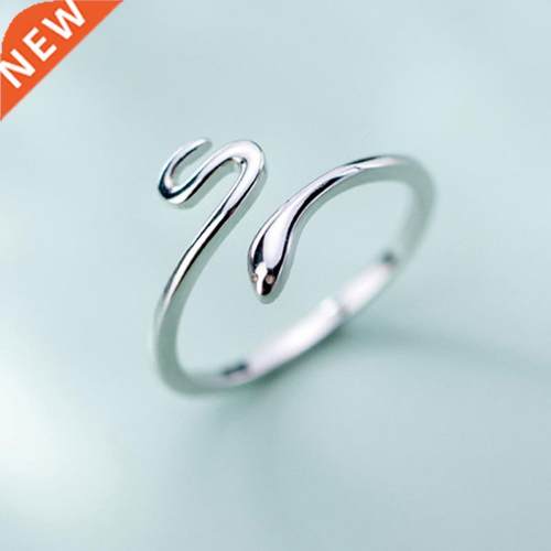 Lovely Snake S Open Adjustable Fnger Rng for Women Sm