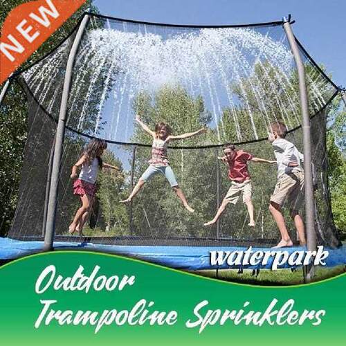 Summer Water Sprinkler Trampoline Sprinkler Outdoor Garden