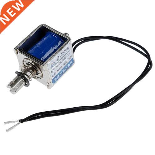 DC 12V 2A Pull Type Open Frame Solenoid Electromagnet 10mm 1