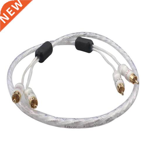 Liton Silver Plated Dual-filter Hifi Audio RCA Cable with Go