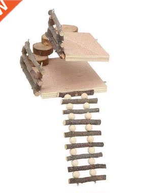 Hamster Wooden Activity Safe Wooden Hamster Playing